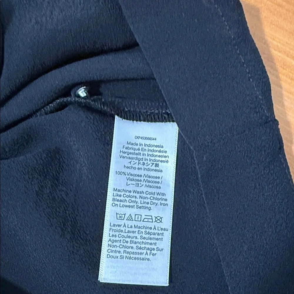 Madewell Black V-Neck Mini Dress - Picture 5 of 5